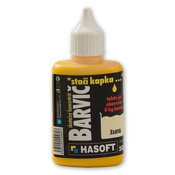 HASOFT BARVIČ žlutý 50 ml